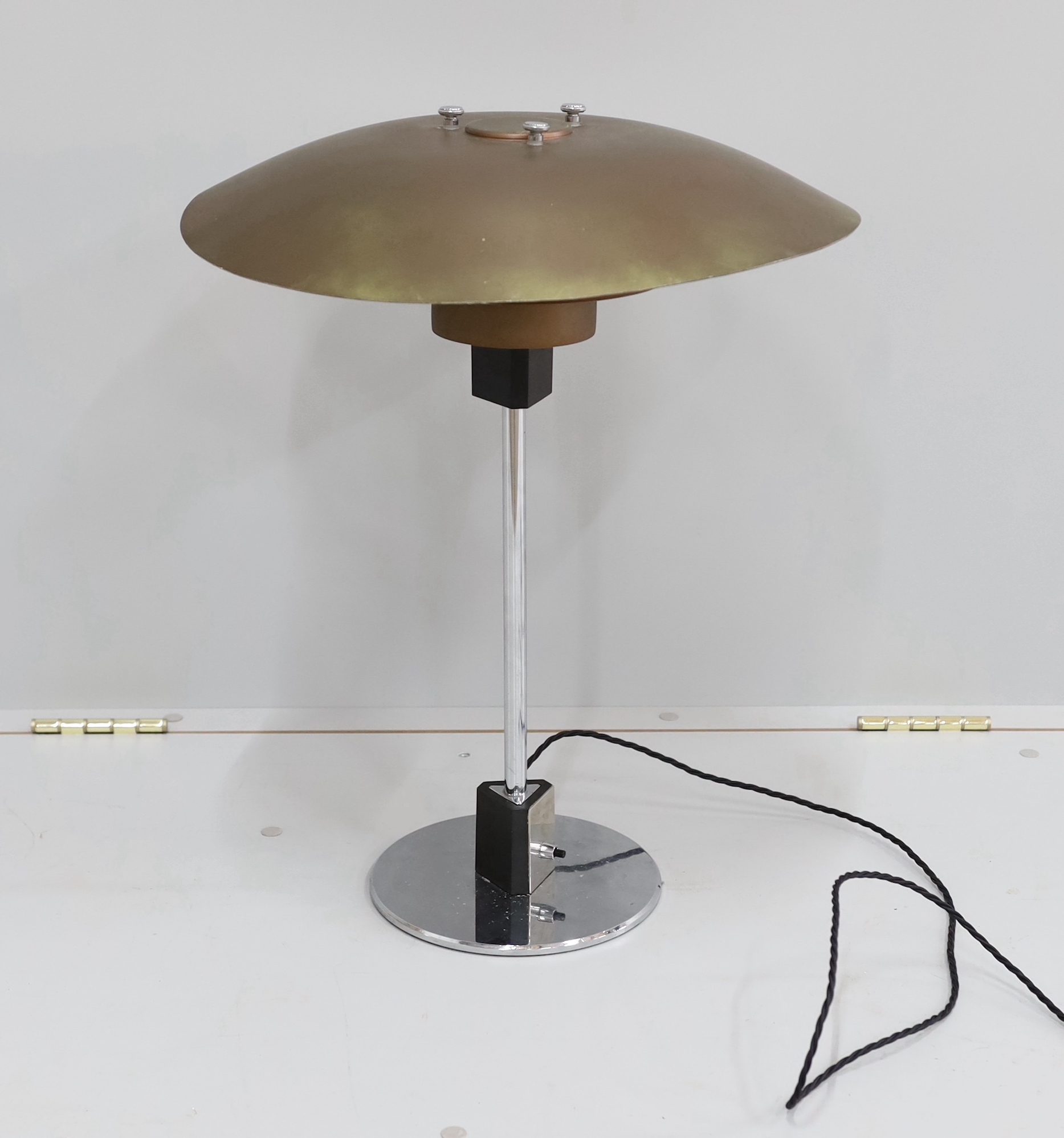 A PH 43 lamp by Poul Henningsen for Louis Poulsen 1980's, height 54cm